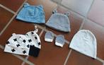 5 babymutsen en 1 paar bijpassende handschoentjes, Kinderen en Baby's, Babykleding | Mutsen, Sjaals en Wanten, Ophalen of Verzenden