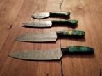 Coffret de couteaux de chef en acier Damas, Maison & Meubles, Comme neuf, Enlèvement ou Envoi