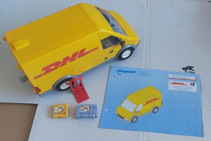 Playmobil 4401 - Koeriersbus DHL - Collector, Kinderen en Baby's, Speelgoed | Playmobil, Gebruikt, Complete set, Ophalen of Verzenden