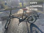 TWEEDEHANDS elektrische longtail / cargofiets Kiffy, Fietsen en Brommers, Ophalen