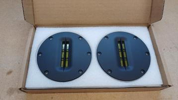 2 Lint tweeters 100mm - 8ohm - 20/40watt + Mkp elco nieuw beschikbaar voor biedingen