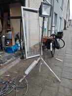 Bouwlamp LED met stopcontacten, kabehaspel 15m, Ophalen of Verzenden