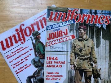 groot lot magazines Uniformes en Gazette des Uniformes