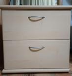 Klein dressoir - nachtkastje met 2 laden, Huis en Inrichting, Ophalen, Gebruikt, 55 tot 70 cm, 45 tot 65 cm