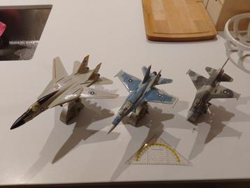Modelvliegtuigen F14-F15-F16