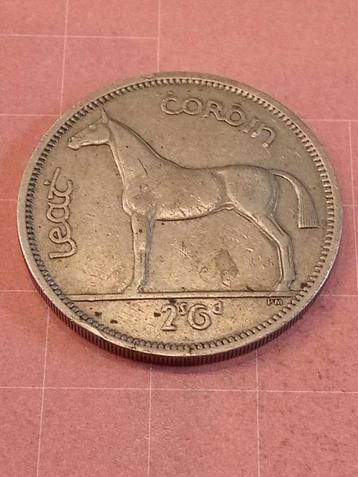 IRLANDE 2 shillings 6 pence 1962 (1/2 couronne)