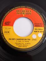 FRANCIS LINEL. WAAR IS DE LIEFDE IN JOU. (ZELDZAAM) 45T, Cd's en Dvd's