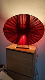 Lampe sur pied tissu rouge ombre et lumière, Enlèvement ou Envoi, Comme neuf