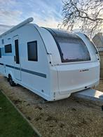 Caravan adria adora 573 PT  07 2024 3 stapelbedden, Caravans en Kamperen, Caravans, Particulier, Mover, Adria