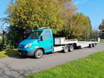 Iveco Daily 35C18 BE combi oplegger 10200 KG laadverm, Auto's, Bestelwagens en Lichte vracht, Gebruikt, Iveco, Diesel, Particulier