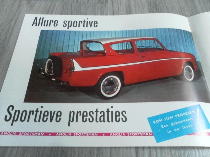Ford Anglia brochure, Boeken, Auto's | Folders en Tijdschriften, Ford, Ophalen