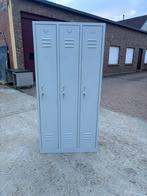 Metalen Lockerkast - 3 Lockers - Goede staat, Ophalen of Verzenden, Zo goed als nieuw