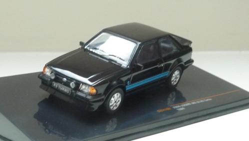 Ixo Ford Escort MK3 RS Turbo (1984) zwart 1:43, Hobby en Vrije tijd, Modelauto's | 1:43, Nieuw, Auto, Overige merken, Ophalen of Verzenden