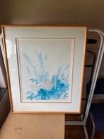 Cadre + aquarelle, 75 cm ou plus, Comme neuf, Enlèvement, 50 à 75 cm