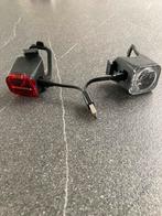 Zwart fietslicht voor, wit EN rood achterlicht, Fietsen en Brommers, Fietsaccessoires | Fietsverlichting, Oplaadbaar, Zo goed als nieuw