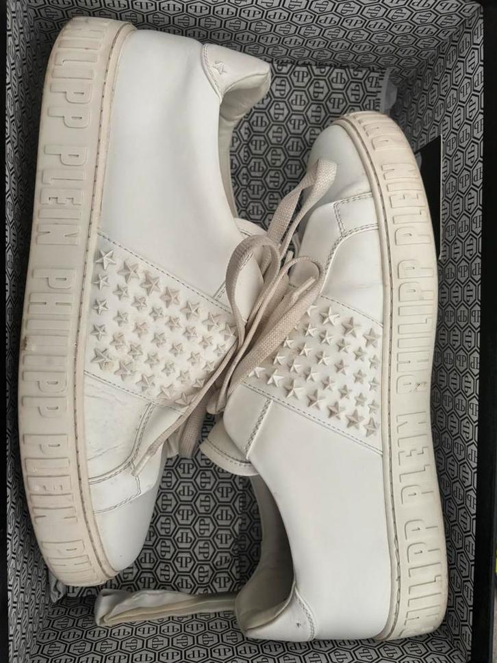 Philiipp plein witte schoenen, Kleding | Heren, Schoenen, Zo goed als nieuw, Ophalen