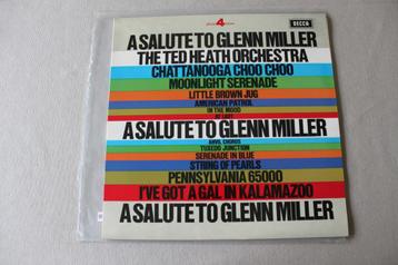 The Ted Heath Orchestra-LP- Salute aan Glenn Miller beschikbaar voor biedingen