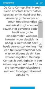 NIEUWE CRESTA CONTEST MARGIN PULLA 5.5M LANG YZER STERKE HEN, Watersport en Boten, Ophalen of Verzenden