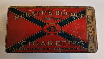 Muratti’s Bouquet Cigarettes Gold Tipped beschikbaar voor biedingen