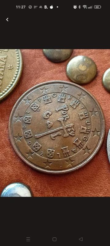 set oude munten op tas beschikbaar voor biedingen