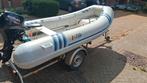 rubberboot 3.60m op trailer, Watersport en Boten, Gebruikt, Benzine, Minder dan 70 pk, Overige materialen