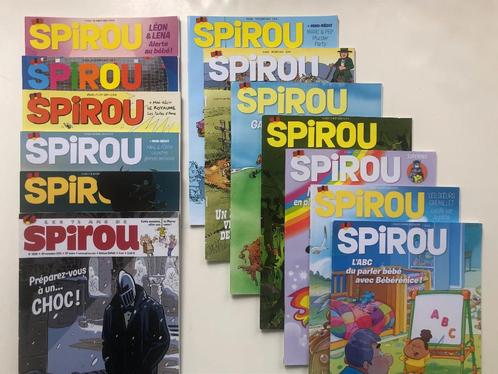 Lot 23 Spirou récents - 12 suppléments dont 10 mini récits, Livres, BD, Utilisé, Plusieurs BD, Enlèvement