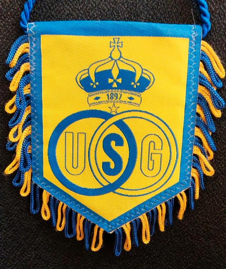 Bannière fanion royale Union SG Saint Gilloise Fanion, Divers, Drapeaux & Banderoles, Enlèvement ou Envoi