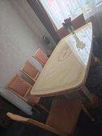 Eettafel +6stoelen 50€, Ophalen