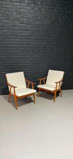 Paar vintage boemerang fauteuils, Gebruikt