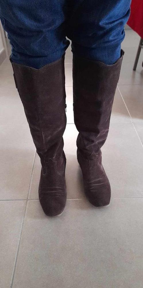 laarzen s.oliver maat : 39  suede leder mocca, Kleding | Dames, Schoenen, Gedragen, Hoge laarzen, Bruin, Ophalen of Verzenden