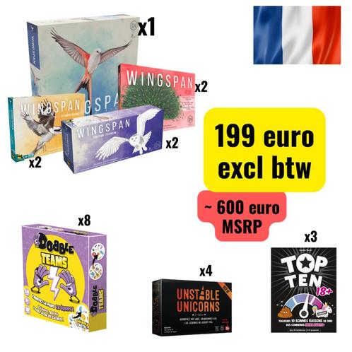 Jeux de société en français - SUPER PROMO, Hobby en Vrije tijd, Gezelschapsspellen | Bordspellen, Nieuw, Verzenden