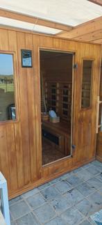 Combi sauna 4 persoons, Sport en Fitness, Sauna, Ophalen, Zo goed als nieuw, Infrarood
