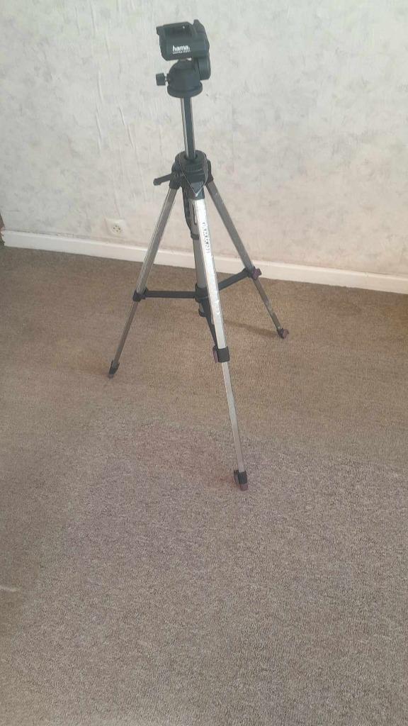 telescopische camerastandaard, Audio, Tv en Foto, Fotografie | Statieven en Balhoofden, Zo goed als nieuw, Eenpoot, 150 tot 175 cm