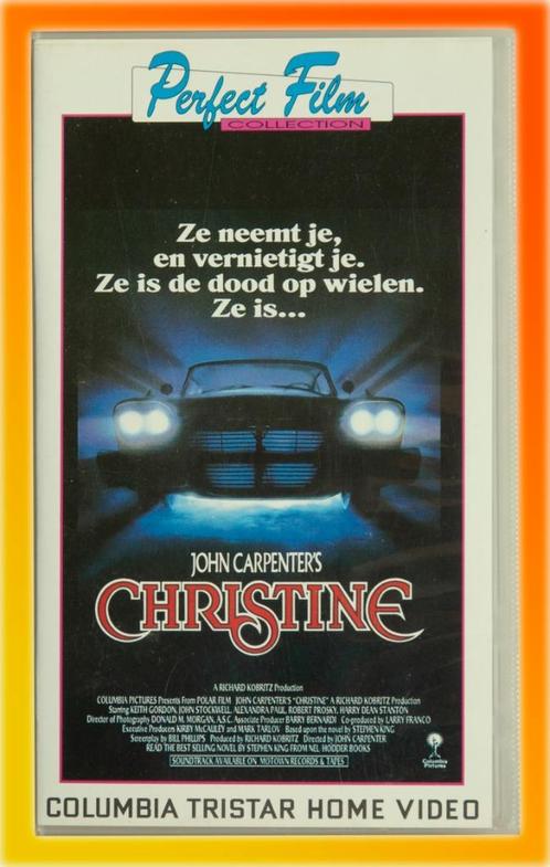 VHS Videocassette : CHRISTINE (1983), TV, Hi-fi & Vidéo, Bobines de film, Envoi