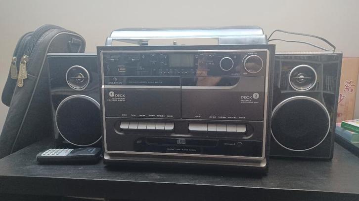 Chaîne stéréo Auna, TV, Hi-fi & Vidéo, Chaîne Hi-fi, Utilisé, Deck cassettes ou Lecteur-enregistreur de cassettes, Lecteur CD