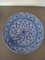 Handbeschilderd bord, Moins de 50 cm, Enlèvement ou Envoi, Poterie ou Porcelaine, Utilisé
