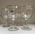 glazen op voet westvleteren, 7 proefglazen: zie info foto’s, Huis en Inrichting, Ophalen, Zo goed als nieuw, Glas, Glas of Glazen