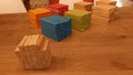 Houten blokken, Kinderen en Baby's, Ophalen, Zo goed als nieuw