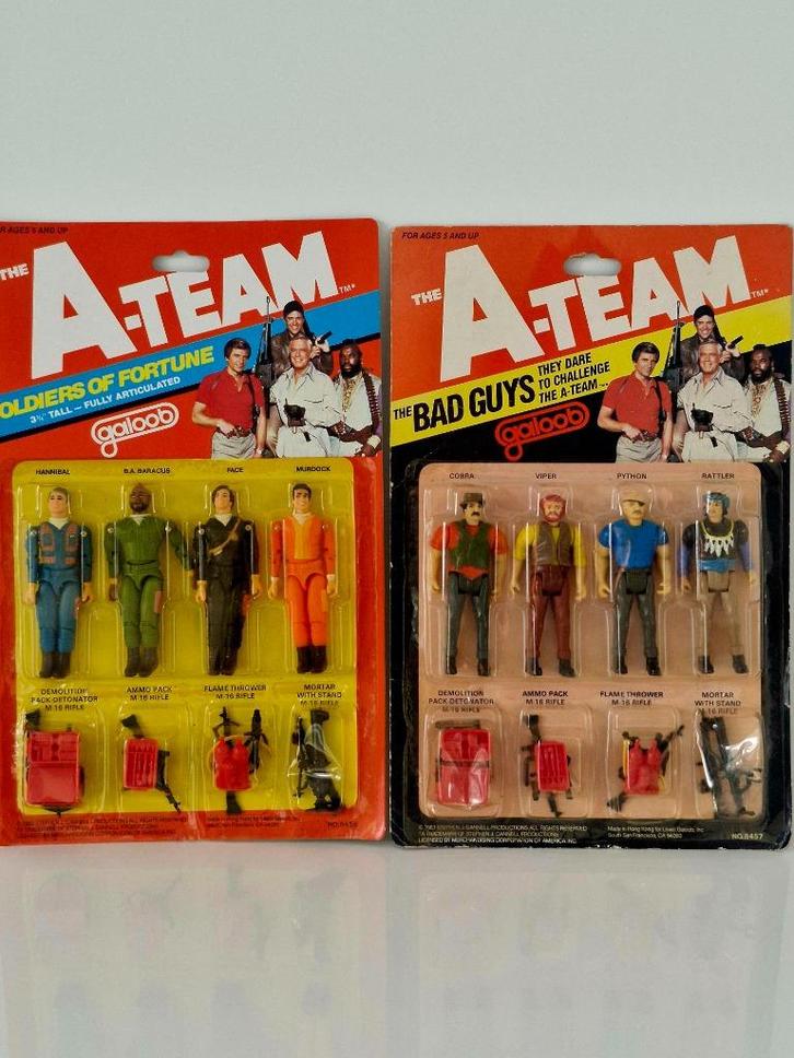 2 leuke sealed actie figuren the a team Galoob 1983, Verzamelen, Poppetjes en Figuurtjes, Ophalen