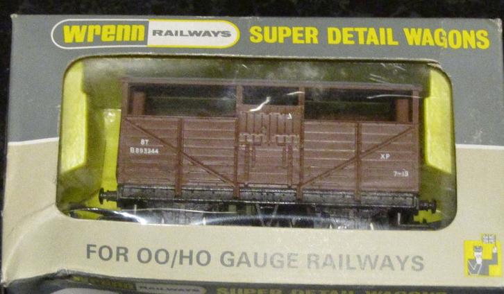 Wrenn 8 ton veewagon nr. W4630 - schaal OO / HO, Hobby en Vrije tijd, Modeltreinen | Overige schalen, Zo goed als nieuw, Wagon