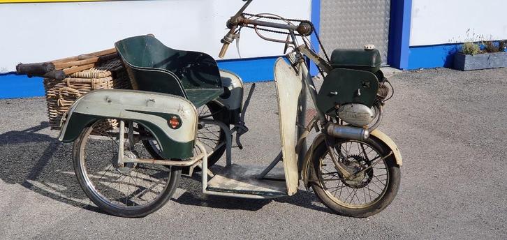 Easy Trike Flandria Trike 8102 bromfiets 3wieler '58, Motoren, Quads en Trikes, 11 kW of minder, Ophalen