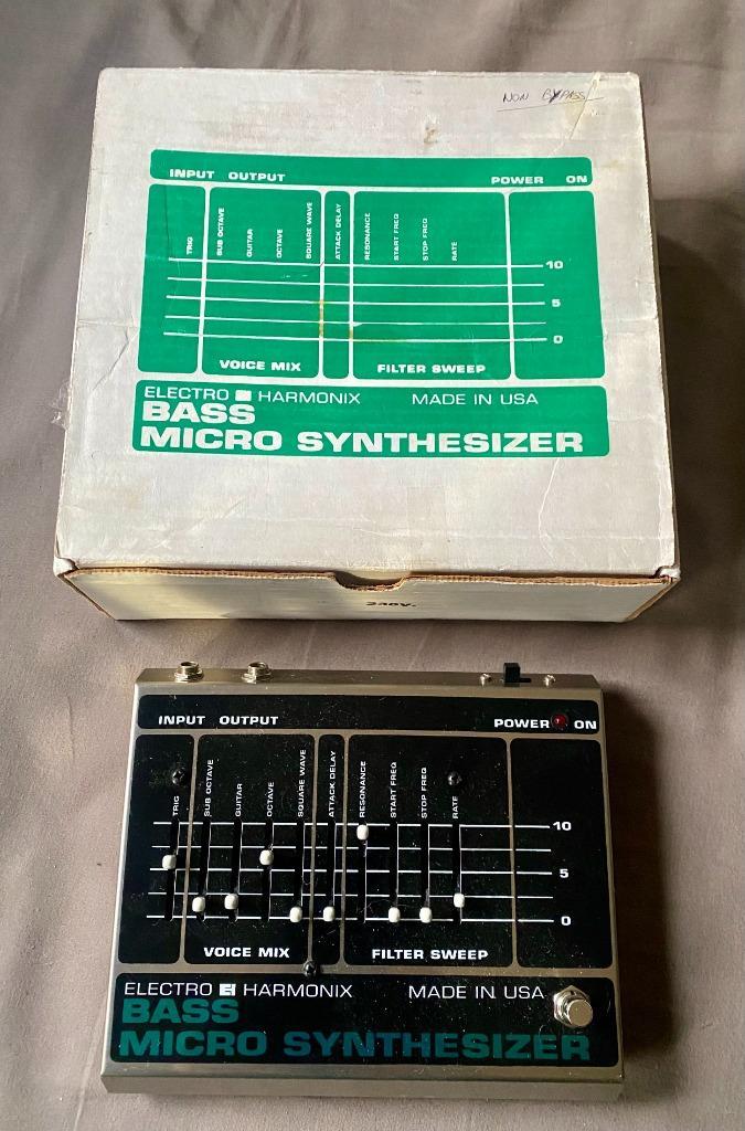 ELECTRO HARMONIX - BASS MICRO SYNTHESIZER 70'S, Muziek en Instrumenten, Effecten, Gebruikt, Overige typen, Ophalen of Verzenden