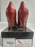405C* NOËE prachtige rode volledig lederen pumps (41), Kleding | Dames, Pumps, Verzenden, Noë, Rood