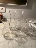 OUDE HYACINTHGLAZEN GLAS VAAS 5 STUKS, Enlèvement ou Envoi