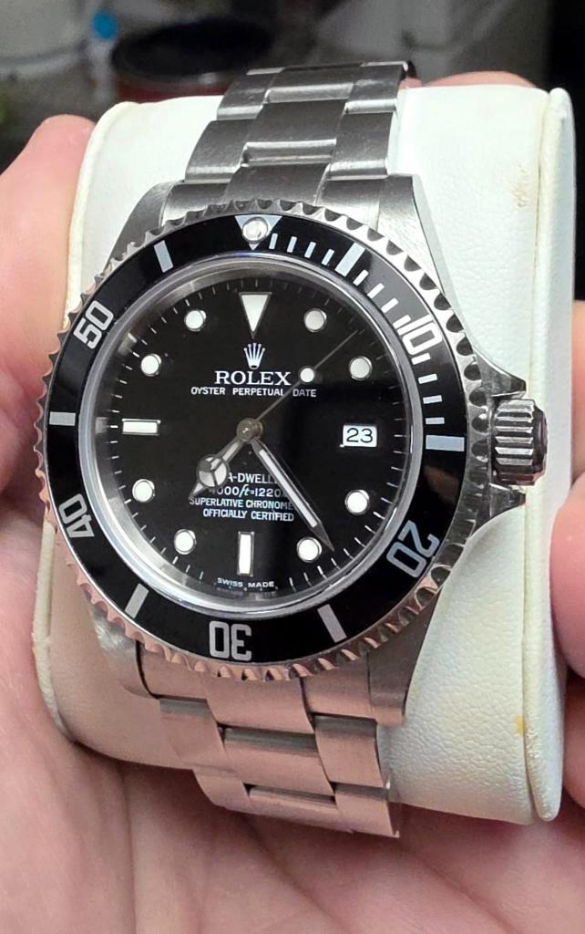Rolex Oyster Perpetual Date Sea Dweller 16600, Handtassen en Accessoires, Horloges | Heren, Gebruikt, Polshorloge, Rolex, Staal