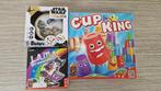 3 spellen (7j): LAMA dobbelspel, Cup King, Dobble Star Wars, Hobby en Vrije tijd, Ophalen of Verzenden, Gebruikt