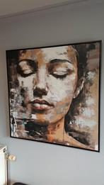 SCHILDERIJ  - MODERN  - MET KADER, Antiek en Kunst, Ophalen