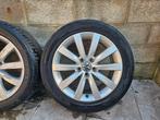 Jantes et pneus vw sharan seat alhambra, Auto-onderdelen, Banden en Velgen, Gebruikt, Banden en Velgen, 17 inch, Ophalen