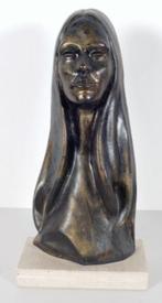 buste femme en resine signe charles delporte, Antiek en Kunst, Ophalen of Verzenden