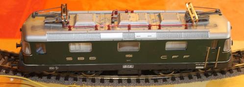 Fleischmann HO 4340 gemengde elektrische groene locomotief S, Hobby en Vrije tijd, Modeltreinen | H0, Gebruikt, Locomotief, Gelijkstroom